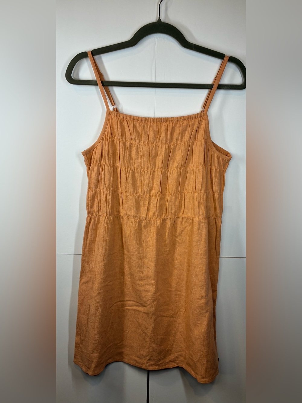 Roxy Peach Gauze Mini Sundress Size Small